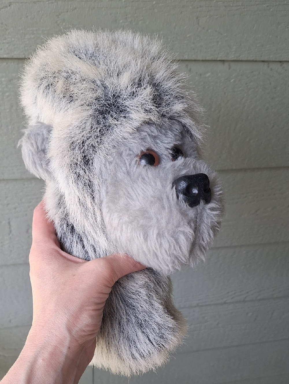 Vintage 1989 Marlene Peace Fuzzy Gorilla Golf Club Headcover